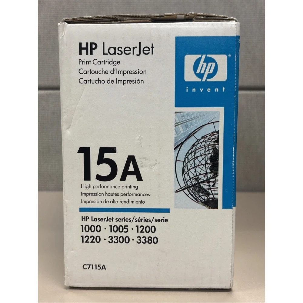 Genuine HP 15A Black LaserJet Toner Cartridge C7115A Sealed Box New